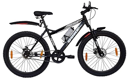 Buy Avon Buke Scion 26t Single Speed Mountain Bike Color Matt Black Black Ideal For 12 Years With Front Rear Disc Brakes Online At Low Prices In India Amazon In