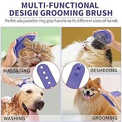 Comotech 3PCS Dog Bath Kit | 5-1 Dog Shampoo and