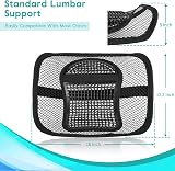 m zimoon 2 Pack Mesh Back Support Lumbar Cushion Ergonomic Office Chair view 7