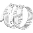 CREHAO [MFi Certified] Car Carplay Cable for iPhone 16,2Pack 3ft USB A to Type C Car Charger 60W Fast Charging Cord Fast Data Sync Nylon Braided for iPhone 16 Pro/16 Pro Max/16 Plus/15 iPad Air Mini