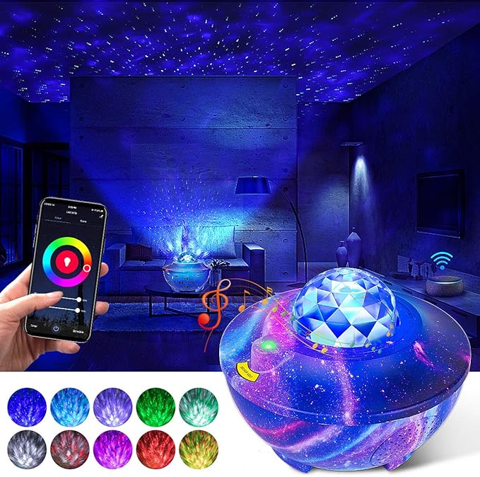 Amazon.com: Star Projector Galaxy Projector Smart Life Galaxy Globe