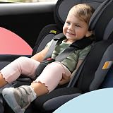 Kidoola Adjustable Booster Car Seat Grey and Black Up to 12 Years view 6