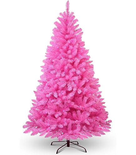 Mini Sapin De Noël Artificiel Rose Avec Lumières LED Et Boules Scintillantes Pour Decoration De Mariage Rose 45 Cm 90478781
