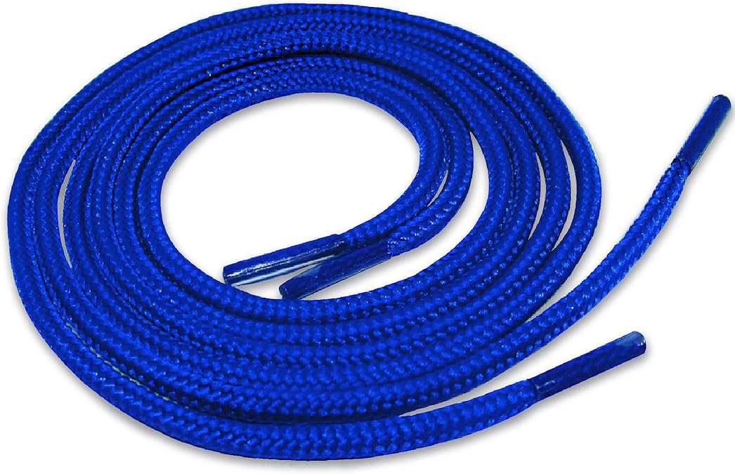 Cordones redondos de repuesto para zapatos, Azul / Patchwork, 20