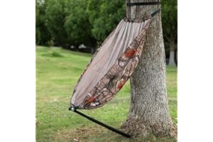 ZAIXIA Camo Tree Camping Chair Hunting Hammock Seat Hunting Chair Portable and Light Weight Camping Stool on Tree