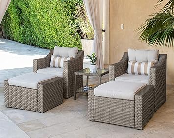 Amazon.com: Solaura Patio Sofa Sets 80-Piece Outdoor Furniture Set ...