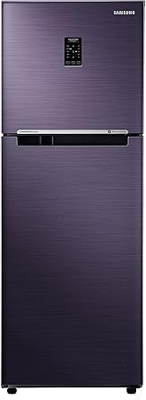 Samsung 253 L 2 Star Frost Free Double Door Refrigerator(RT28N3722UT/HL, Pebble Blue, Inverter Compressor)