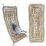 2Pcs Bird Seagrass Mat 20.5×8'' Natural Grass