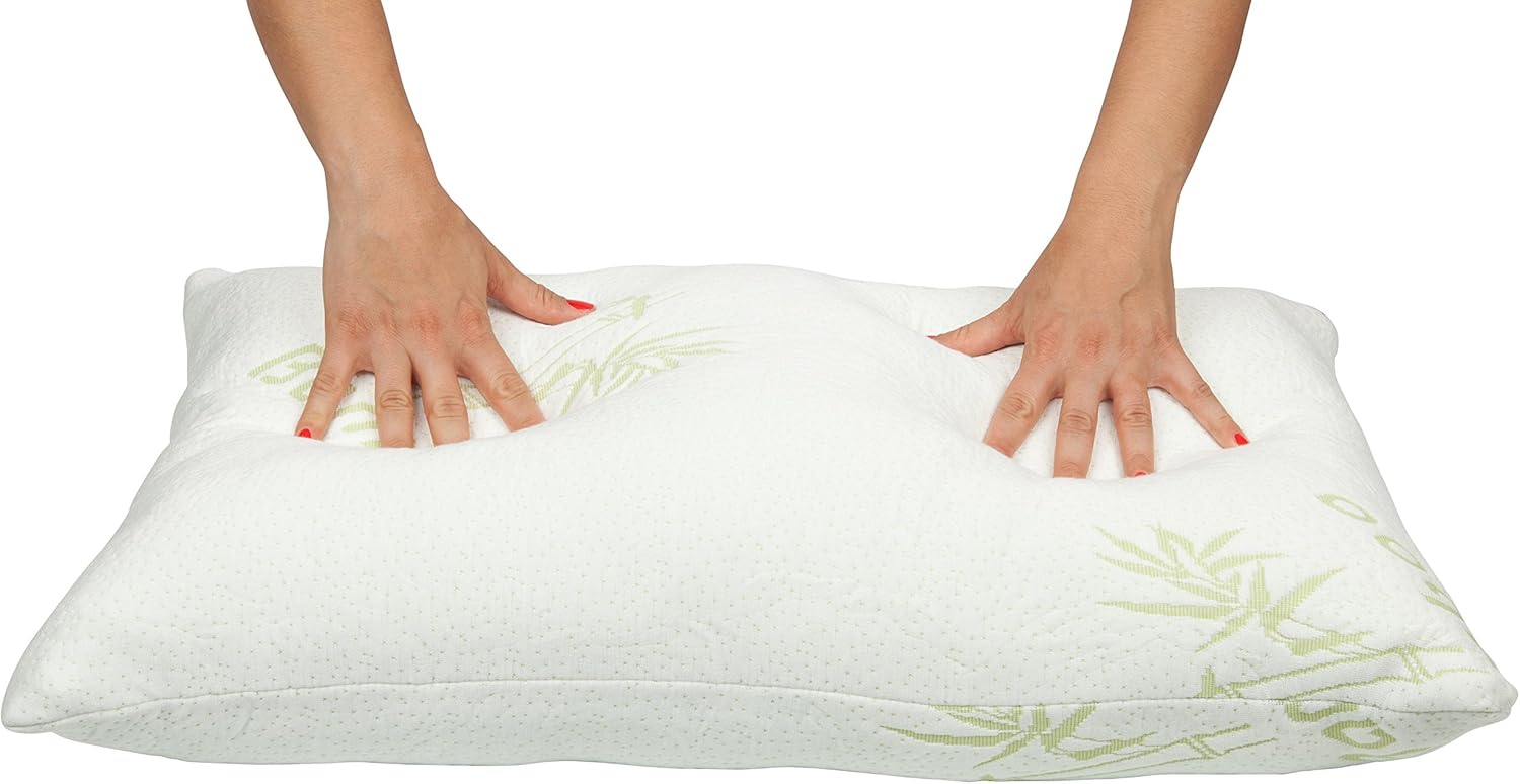 Amazon Com Comfilife Premium Firm Bamboo Pillow With Shredded
