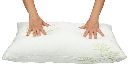 Comfilife Premium Bamboo Pillow With Shredded Memory Foam Hotel