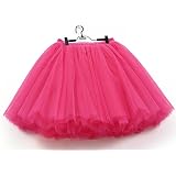 Gonna Tutù A Strati Per Donna – FOLOBE – Morbida Sottoveste Per Ballo, Danza O Cosplay – Lunga 55 Cm - 5