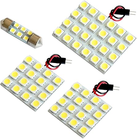 Amazon 断トツ174発 Nze Zre150系 カローラルミオン Led ルームランプ 4点セット H19 10 トヨタ 車中泊 基板タイプ 圧倒的な発光数 3chip Smd Led 仕様 室内灯 カー用品 Hjo ルームランプ 車 バイク