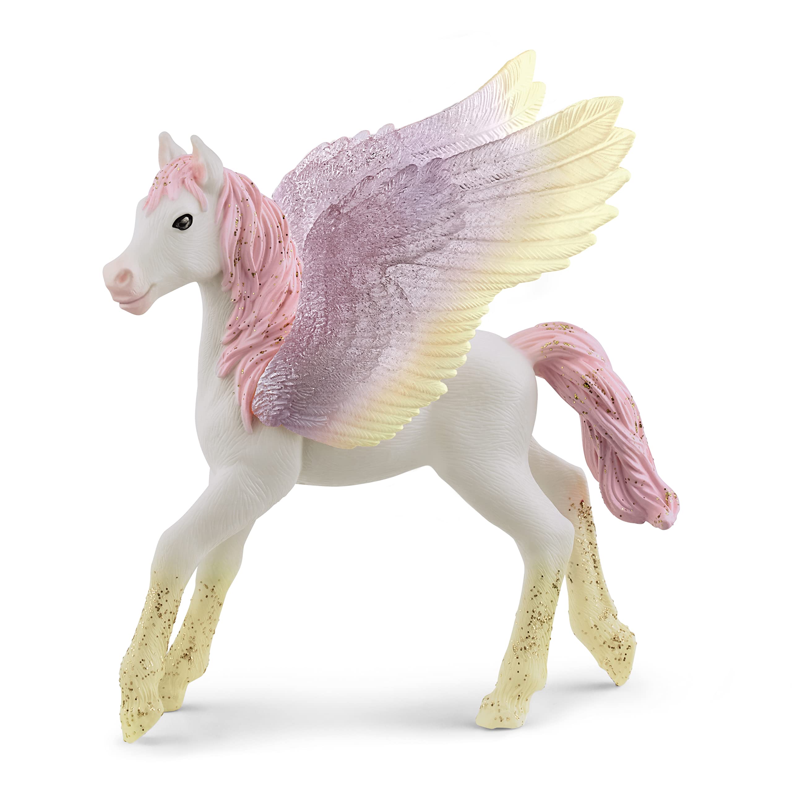 SCHLEICH 70721 Sunrise Pegasus Foal bayala Toy Figurine for children aged 5-12 Years