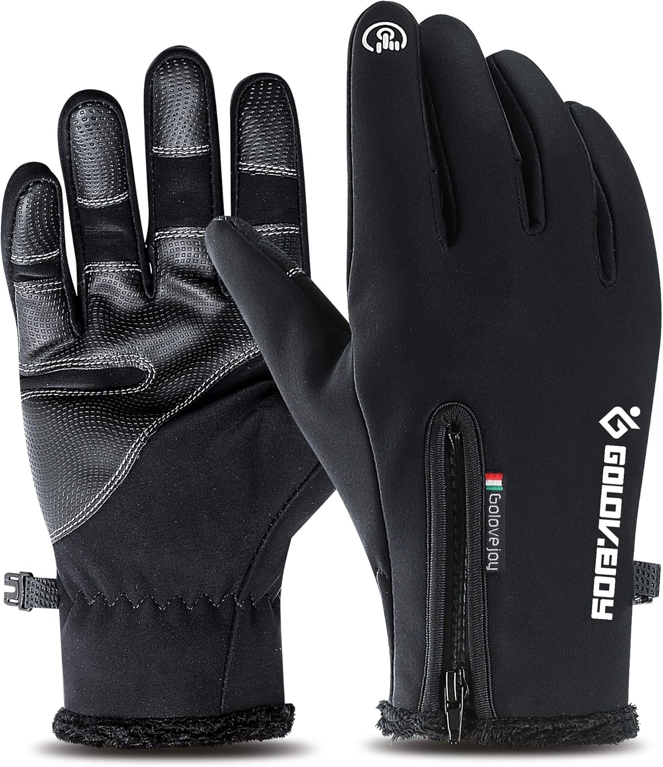 Lifwimner Winterhandschuhe Wasserdicht - Touchscreen Für Fahrrad Und Ski