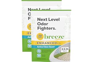 Purina Tidy Cats Breeze Litter Pellets, Enhanced Litter Pellets 3.5 lb (Pack of 2)