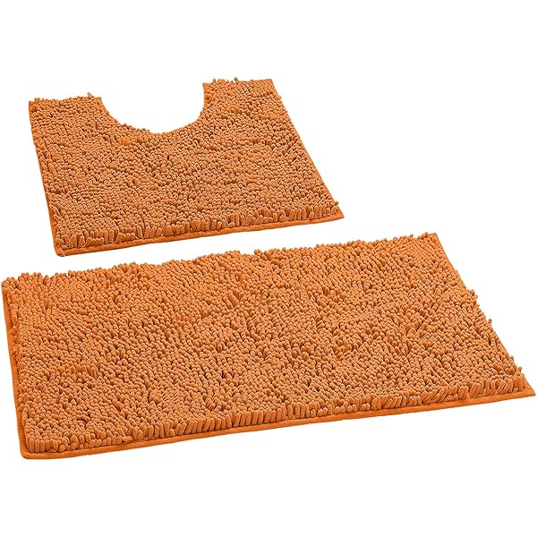 Amazon Com Mohawk Home Veranda Rust Bath Rug Set Home Kitchen