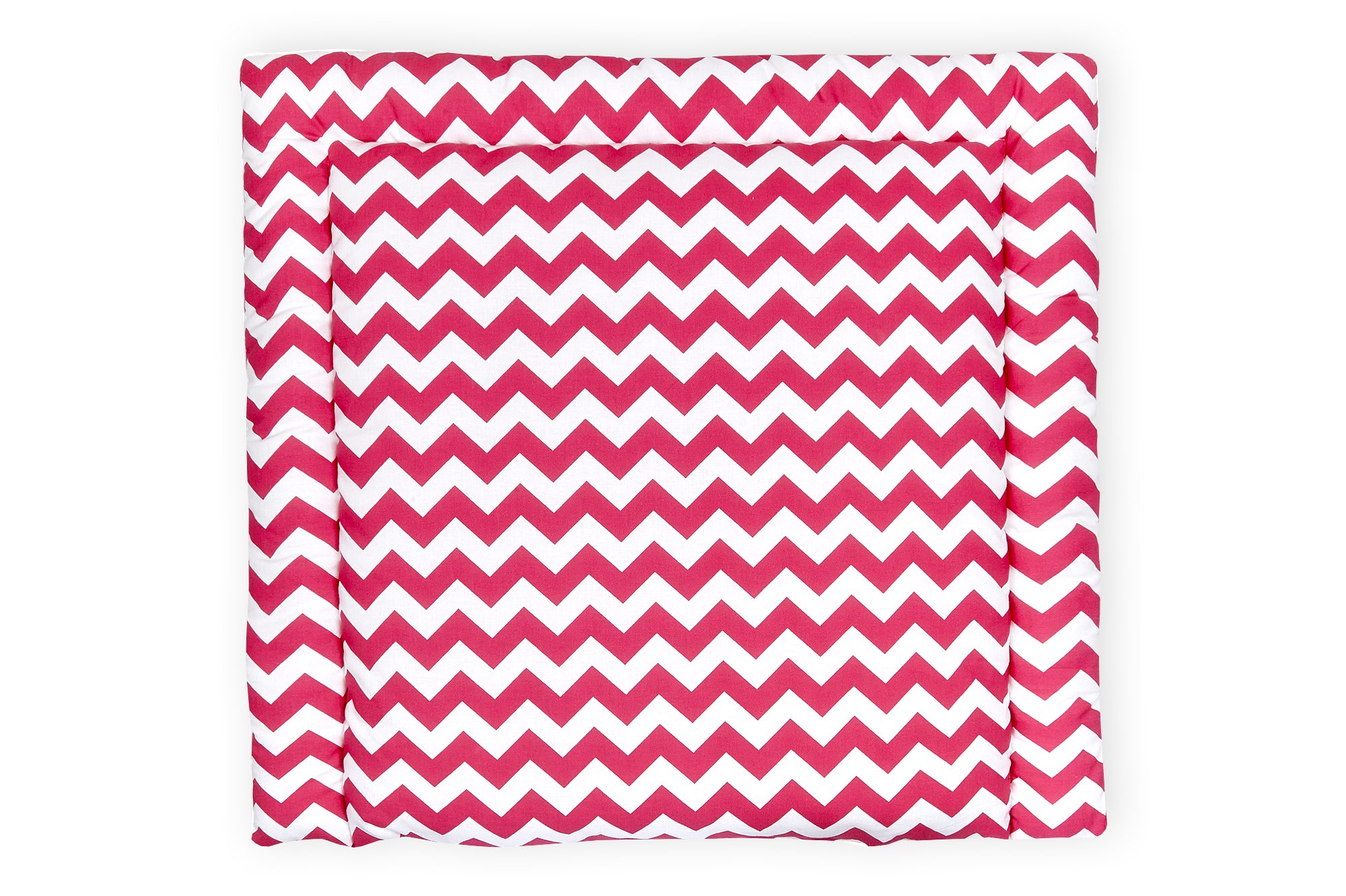 KraftKids CVR112-85 Changing Mat in Chevron Magenta Changing Mat 85 x 75 cm (W x D), Changing Mat, Multi-Colour, 790 g