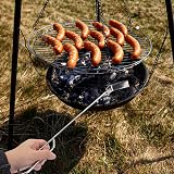 DOITOOL 46cm Stainless Steel Charcoal Ash Rake BBQ Tool for Kamado Joe view 7