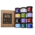 Speedball Mid-Fire Glaze, 4-Ounce Sample Set, Assorted Colors, 12 4-Ounce Jars for Pottery and Ceramics