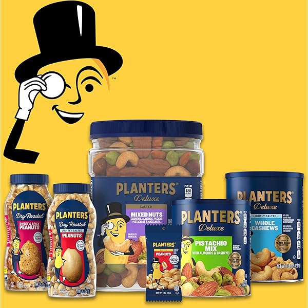 PLANTERS LIGHTLY SALTED CASHEWS, CASHEW HALVES & PIECES, PLANT-BASED PROTEIN, 8 OZ CANISTER, GREAT PARTY SNACK