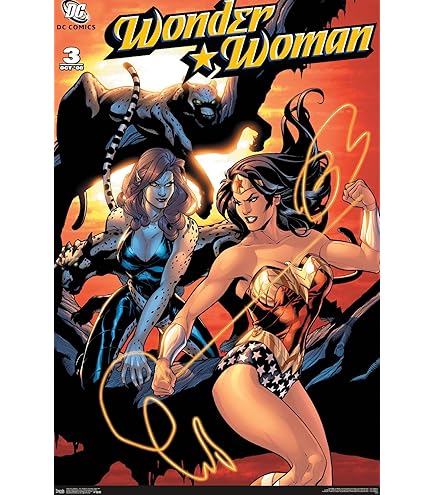 Wonder Woman: Amazon Warrior Deluxe Diamond Dust Fine Art Print by Olivia De Ber Wonder Woman: Amazon Warrior Deluxe Diamond Dust Fine Art Print by Olivia De Ber