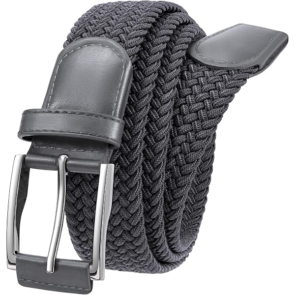 Cinturón De Nailon Para Hombre Sin Agujeros, Ajuste Infinito, Hebilla De Metal, Ideal Para Deporte Y Diario