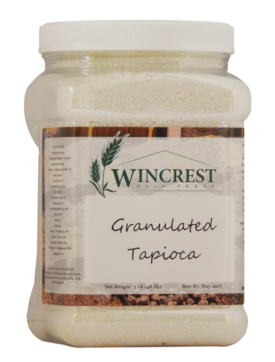 Granulated Tapioca - 3 Lb Tub
