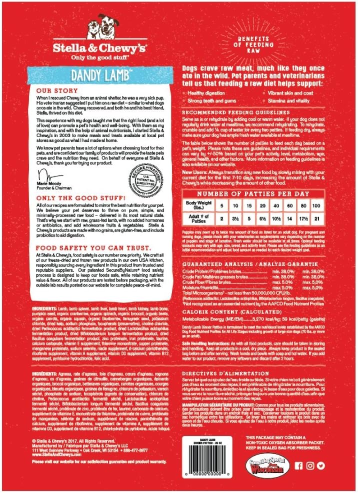 stella and chewy dandy lamb