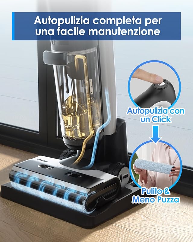 Floor ONES7 Pro(S7 Series) Lavapavimenti aspirapolvere senza fili