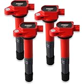 MSD 82194 Ignition Coils Blaster Series, Red, 4-pack