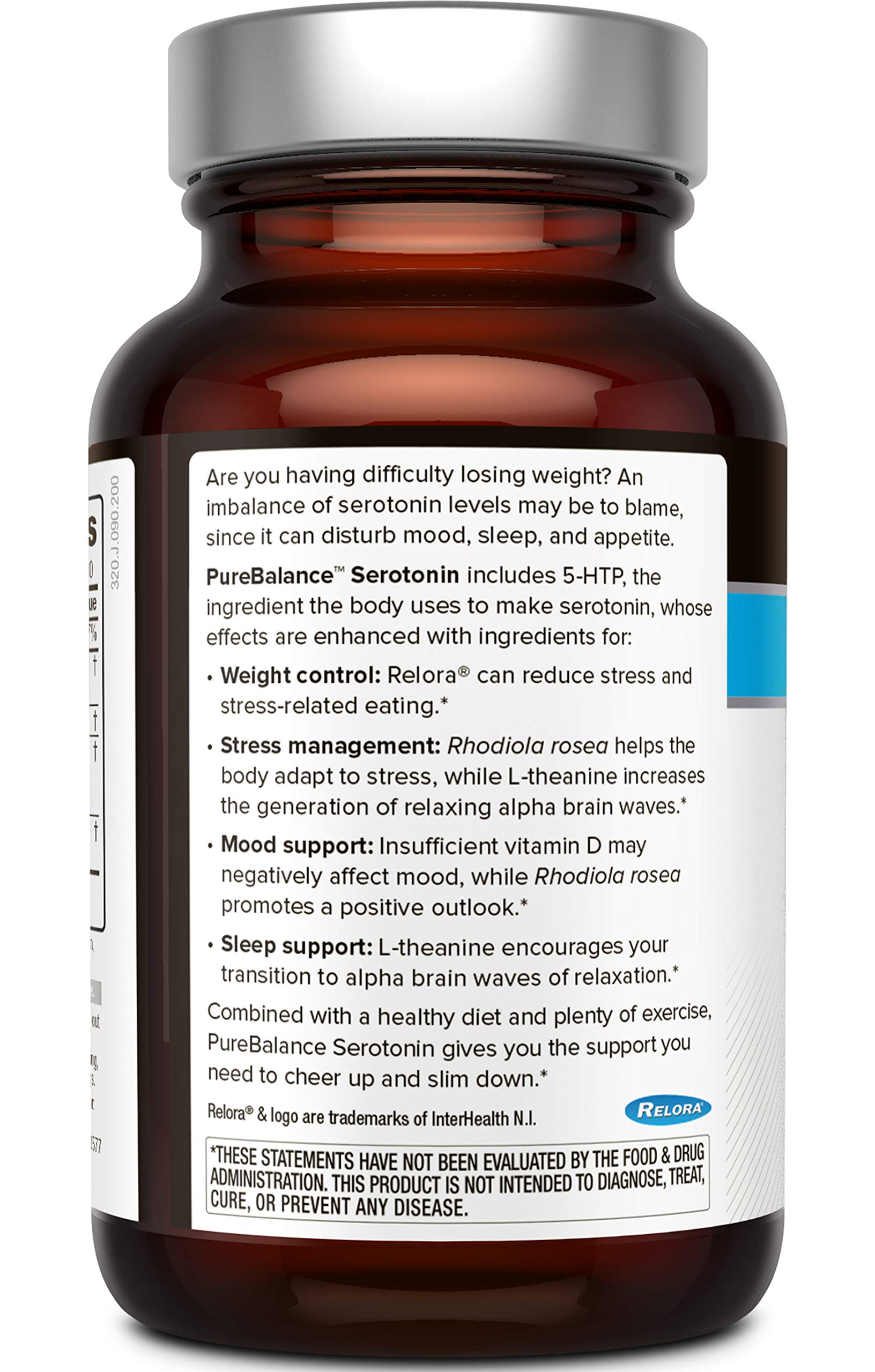 Quality of Life Pure Balance Serotonin Premium 5HTP & Stress SupplementHelps Boost Serotonin
