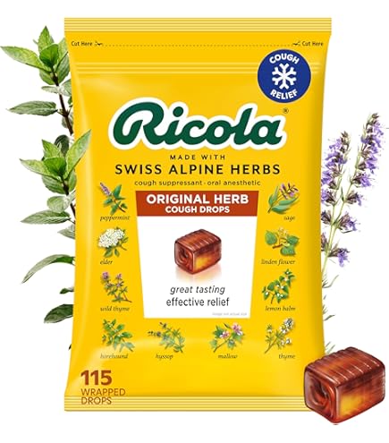 Amazon.com: Ricola Original Herbal Cough Suppressant Throat Drops