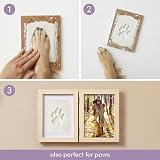 Chuckle Baby Hand and Footprint Kit Premium Pine Frame 5x7 Air-Drying Clay view 7