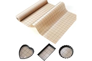 Silicone Baking Mat Roll 16IN*5FT Free Cutting, Non-Slip Pastry Mat, Non-Stick Reusable Air Fryer Liner, Oven Liners, Counter