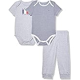 Tommy Hilfiger baby-boys 2 Bodysuits and Pant Set