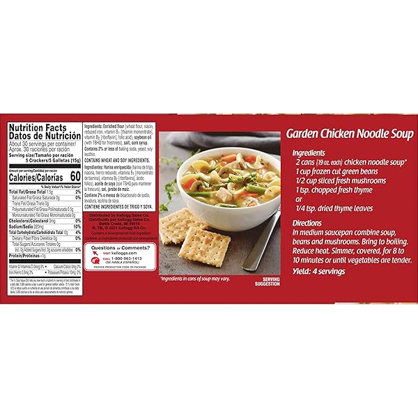ZESTA SALTINE CRACKERS, SOUP CRACKERS, LUNCH SNACKS, ORIGINAL, 16OZ BOX (1 BOX)