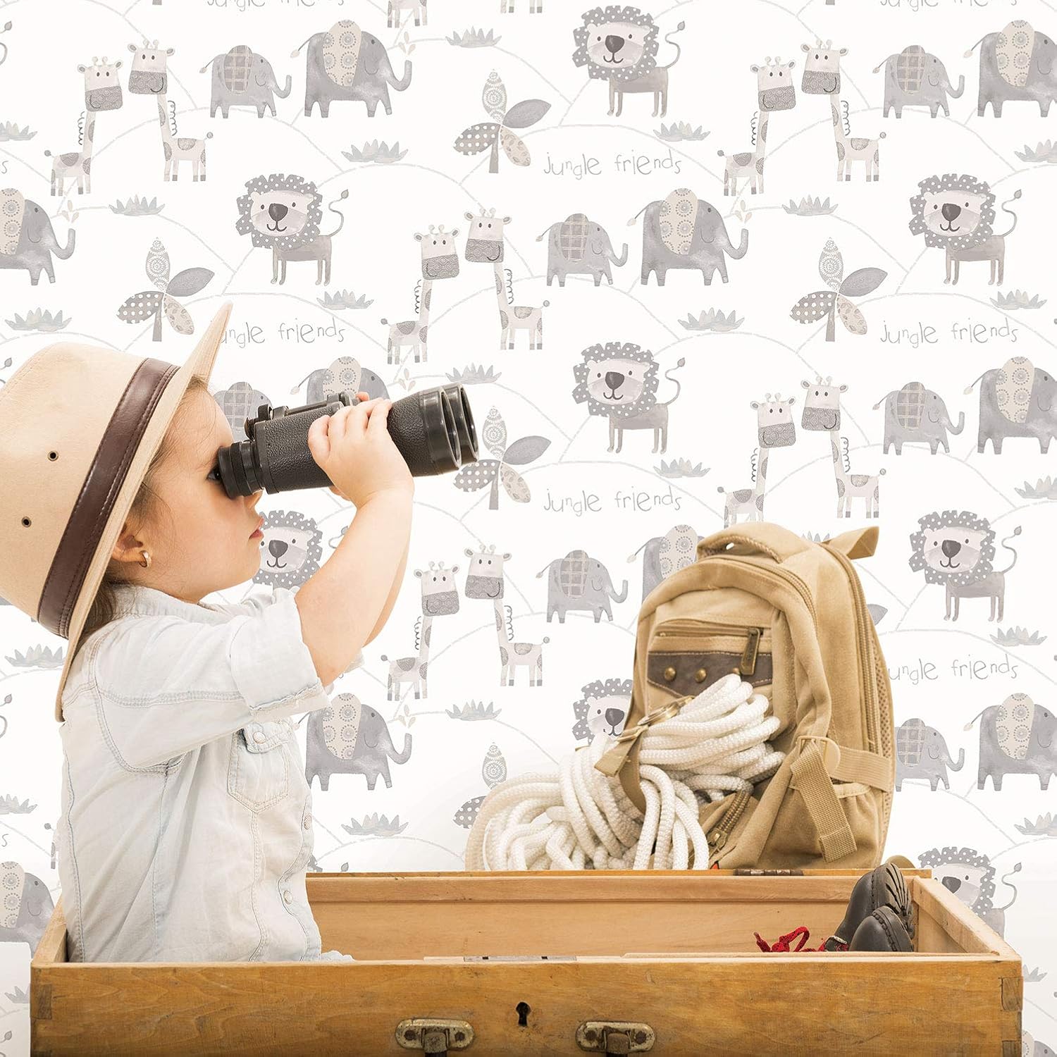 Galerie G56505 Just 4 Kids 2 Wallpaper, Grey - Image 3