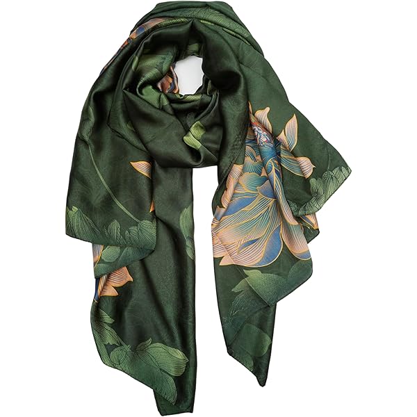 AUUXVA Forests Camo Military Army Camouflage Pattern Women Silk