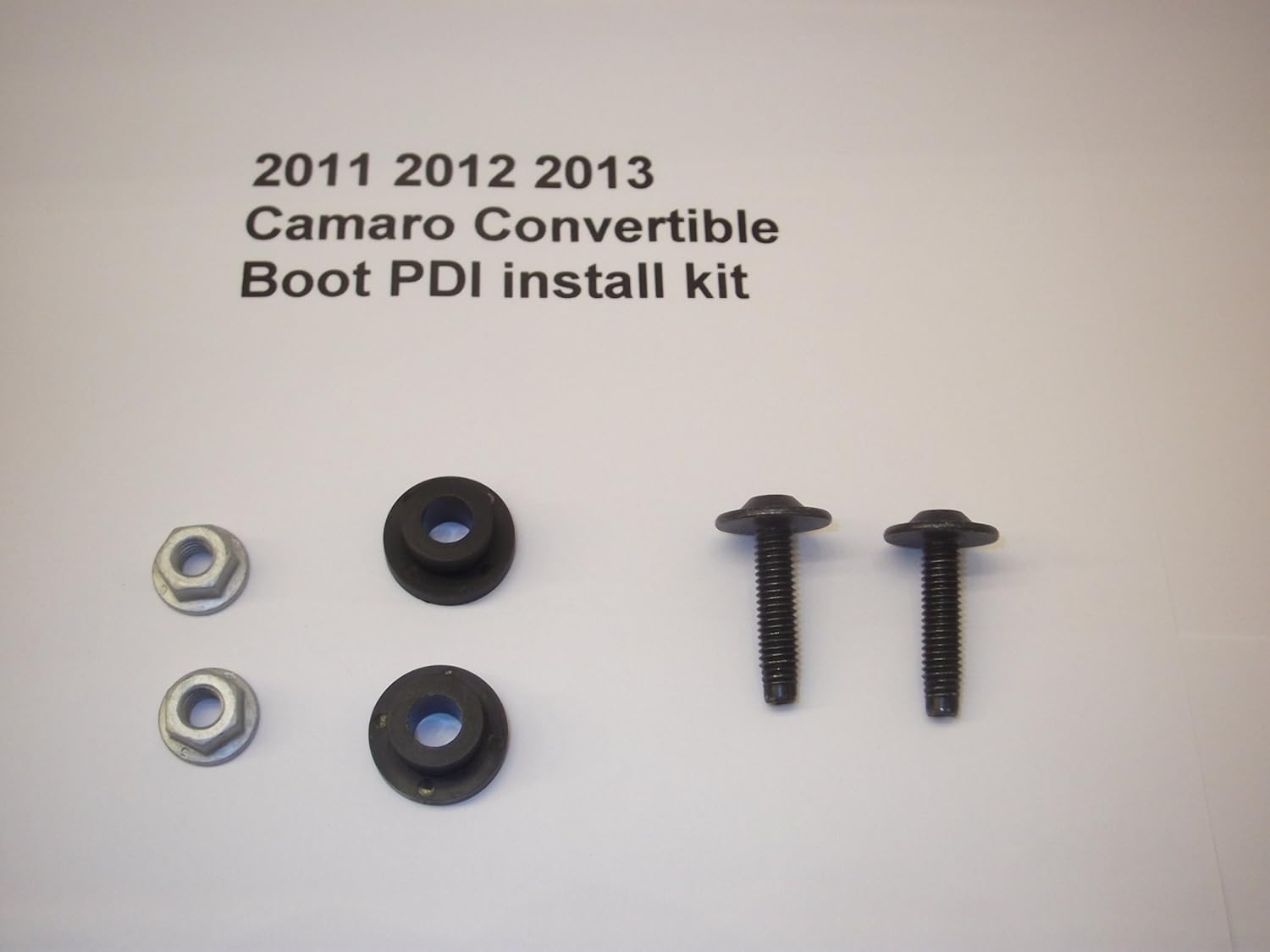 Amazon Com 2011 2012 2013 Camaro Convertible Tonneau Boot Cover Pdi Kit Only Genuine Gm Parts Pdi Install Kit For Part Numbers 22792013 Or 22804475 Or 22872149 Automotive