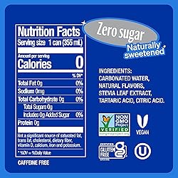 Zevia Zero Sugar Soda, Caffeine Free Cola, 12 oz