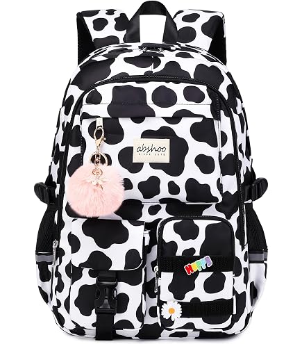Amazon.com: Yusudan Cow Print Laptop Backpack for Women Men  display picture 1