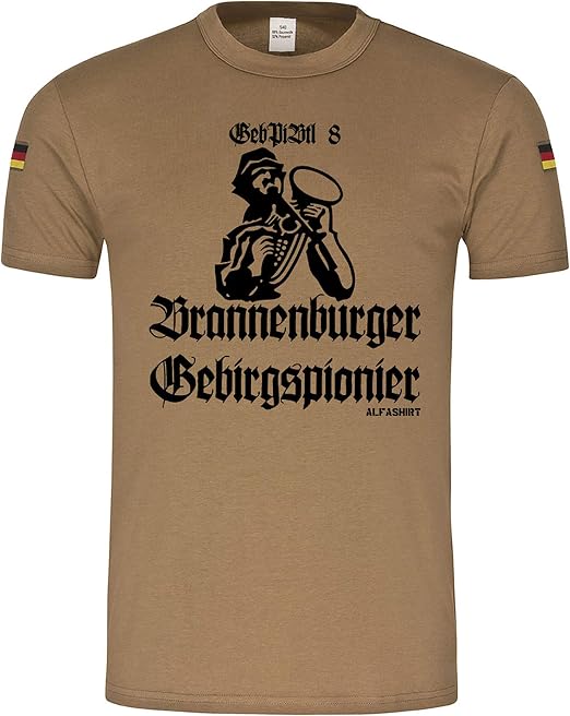 Bundeswehr Pionierbataillon 320 Wappenschild – Wandschild 16x20 Cm In Kirschbaumoptik