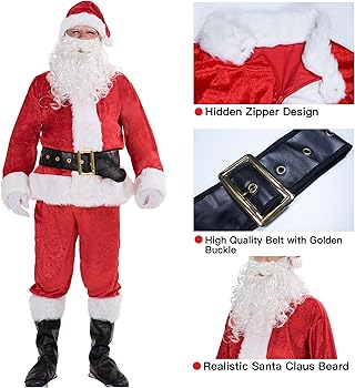 high quality santa costume