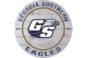 KH Sports Fan 20"x20" Weathered Georgia Southern Eagles Classic Circle Wall Sign,1032100238