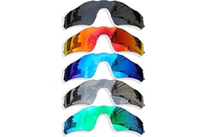 Betterun 5 Pieces Polarized Replacement Lenses for Oakley Radar EV Path OO9208 Sunglasses, Anti-Scratch and Impact Resistant