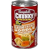 Campbell's Chunky Soup, Classic Chicken Noodle Soup, 18.6 Oz Can