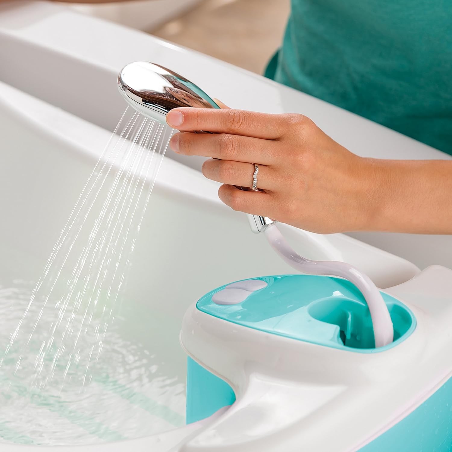 Summer Lil Luxuries Whirlpool, Bubbling Spa & Shower, Blue : Baby