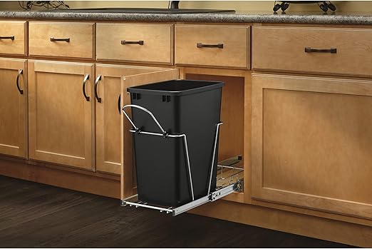 Amazon Com Rev A Shelf Rv 12kd 18c S Single 35 Quart Sliding Pull