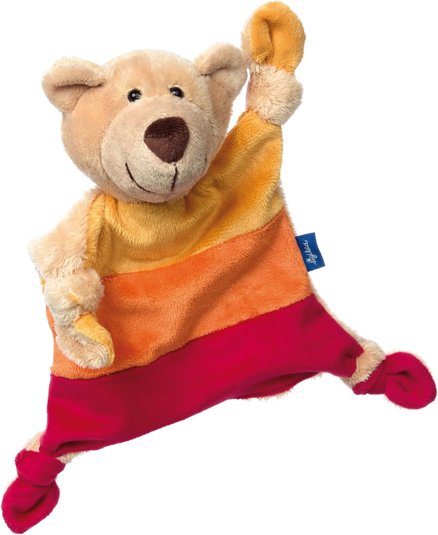 Sigikid Sigikid41834 Comforter' Bear', Blue Collection' -23 x 20 x 10 cms, Multi Colour, 23 x 20 x 10 cm
