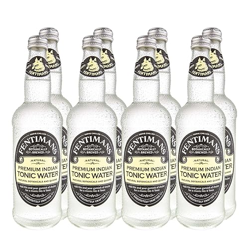 FeverTree Indian Tonic Water Bottles 4 x 200 ml (Pack of 6, Total 24